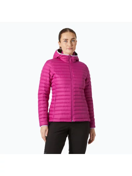 Kurtka puchowa Helly Hansen Sirdal Hooded Insulator magenta różowa