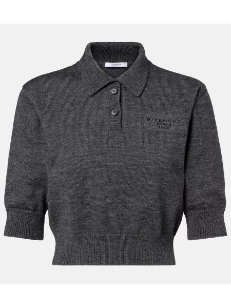 Cropp pulover Givenchy de lână gri