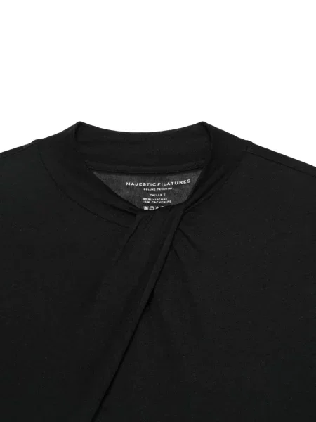 Lung top Majestic Filatures negru