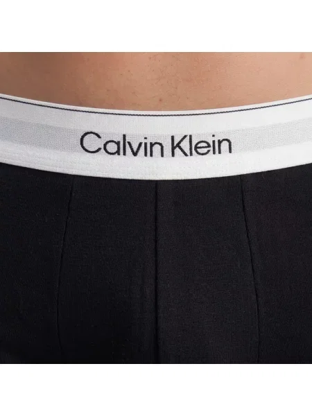 Bokserki Calvin Klein Low Icon Cotton Stretch czarne szare 3 sztuki XL białe