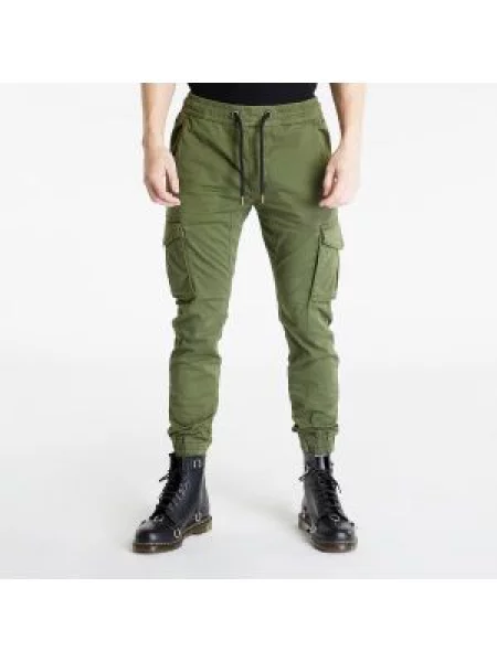 Keprové kalhoty jogger Alpha Industries Inc. khaki