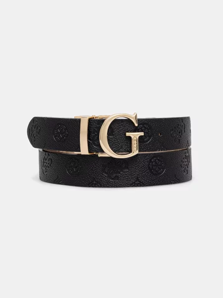 GUESS Curea JAMES bej negru