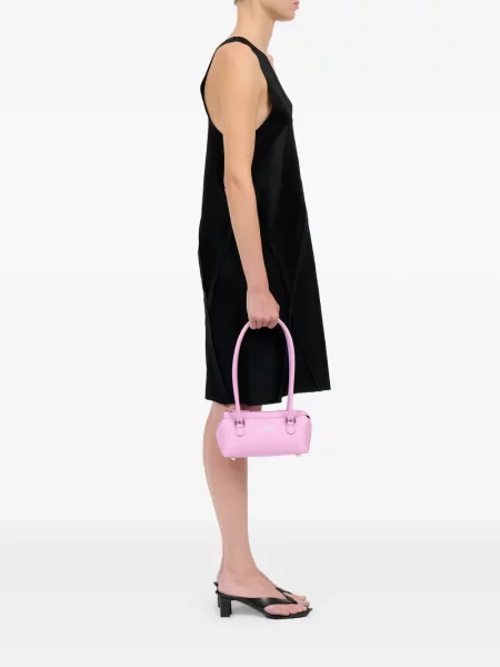 Кожена чантичка Mm6 Maison Margiela розово