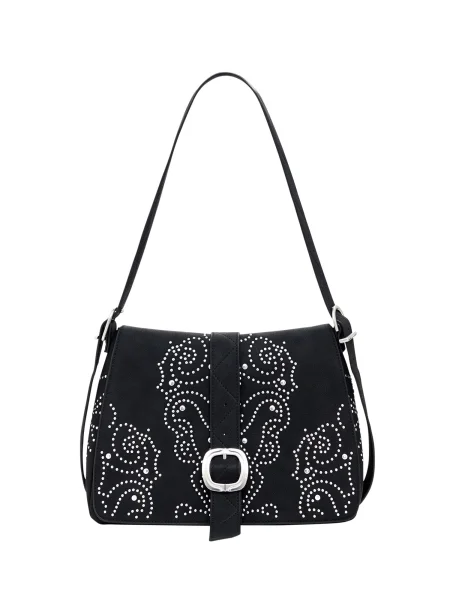 Crossbody torbica Desigual črna