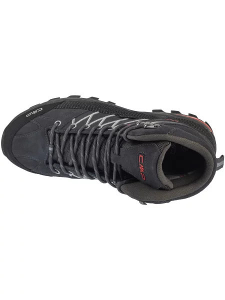 Trekové boty CMP Rigel Mid Wp titanium/ferrari red šedé