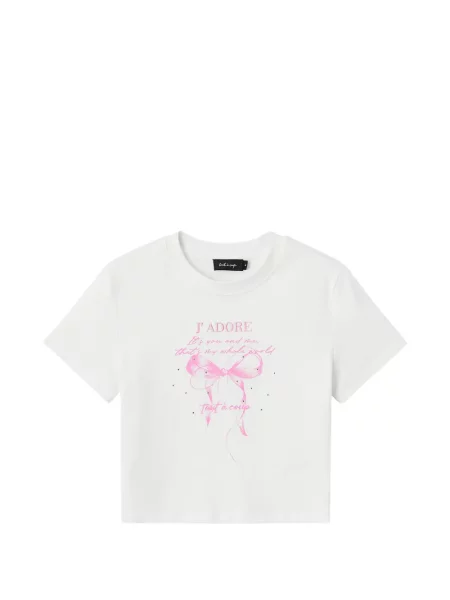 Kryształ górski koszulka Tout A Coup biała