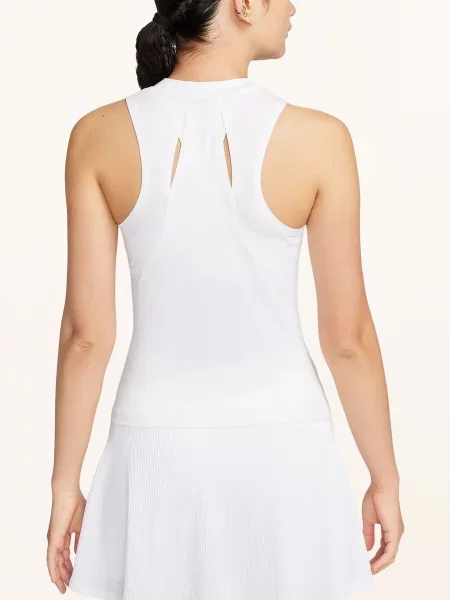 Tenisové tílko Nike Court Dri-Fit Advantage Tank white/black bílé