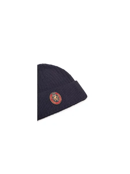 Tommy Hilfiger Set šal + kapa Th Crest Giftpack Mornarsko modra