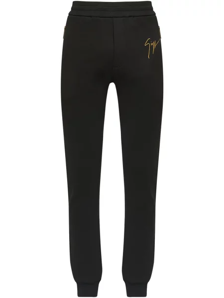 Pantaloni Giuseppe Zanotti cu imagine negru