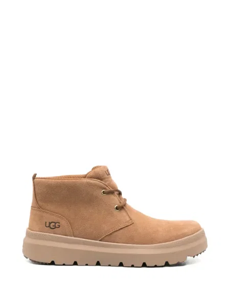 Botine Ugg cu șireturi din piele de căprioară