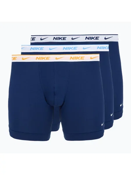 Boxeri pentru bărbați Nike Essential Cotton Stretch 3 pairs blue graphite albastru