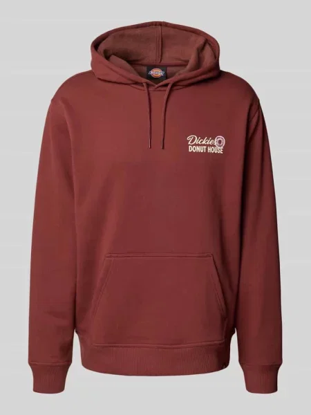 Bluza z kapturem Dickies czerwona