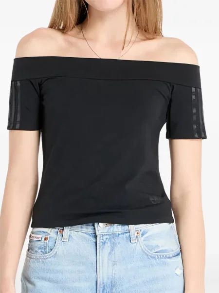 Бягане тениска Adidas с леопардов принт от джърси черно