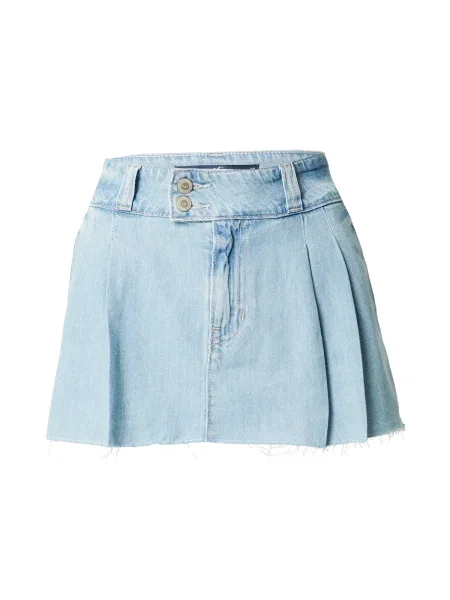 HOLLISTER Fustă APAC DENIM LR MICRO PLEATED MINI' albastru