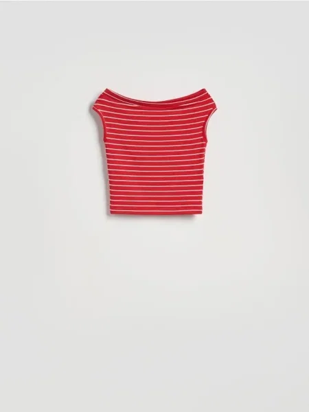 Reserved Tricou în dungi multicolor