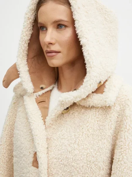 Пальто Forte Forte перехідне coat бежевий