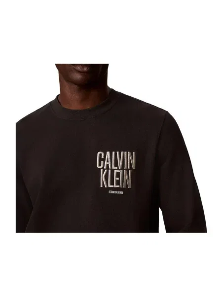 Geacă de blugi Calvin Klein Jeans negru