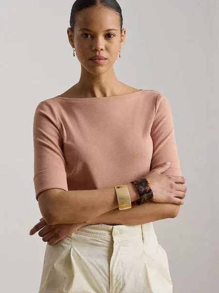 Lauren Ralph Lauren tricou damski din portocaliu