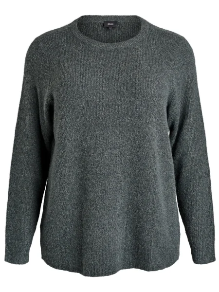 Zizzi Pulover Cavilma închis gri
