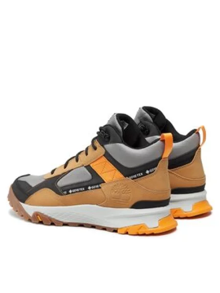 TIMBERLAND Kozačky světle / šedá / oranžová / černá hnědá