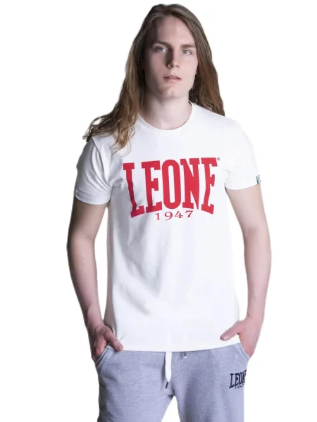Leone Apparel koszulka z krótkim rękawem biała
