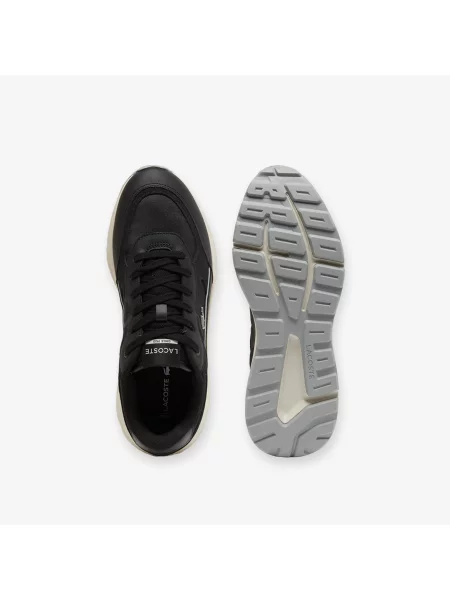 Lacoste Zamszowe Sneakersy Run Set czarny