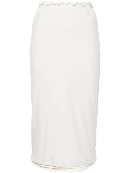 Fustă midi Jil Sander până la genunchi