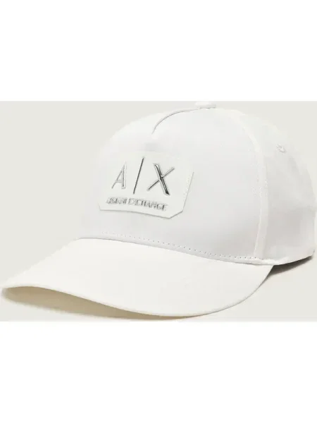 Armani Exchange șapcă de baseball din alb