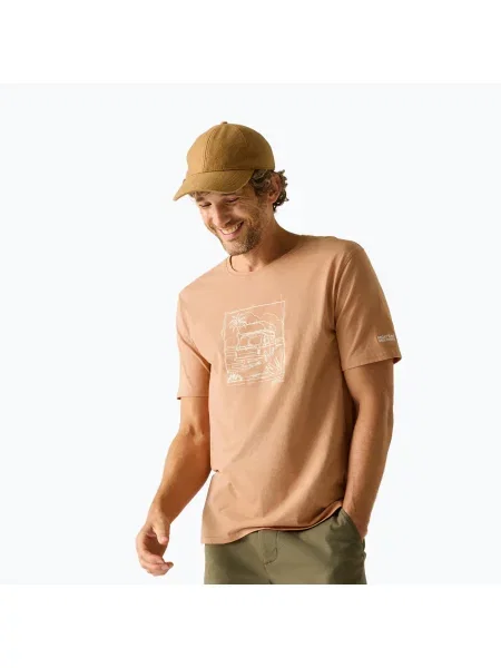 Мъжка тениска Regatta ClineIX Italian clay оранжево