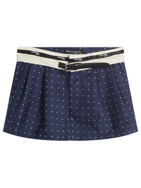 Spódnica mini Hommegirls w grochy