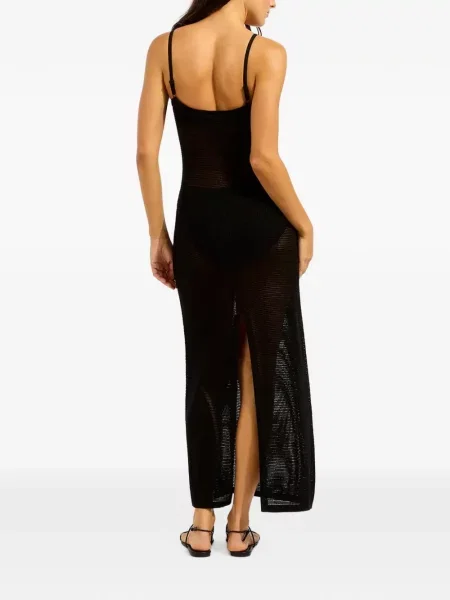 Rochie maxi Seafolly tricotate negru