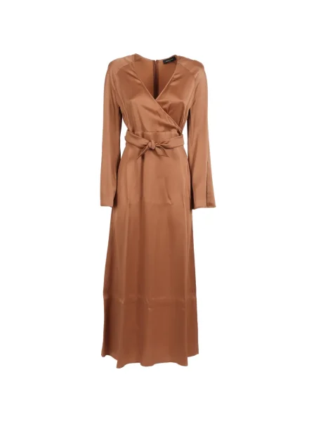 Rochie maxi Fabiana Filippi de costum maro