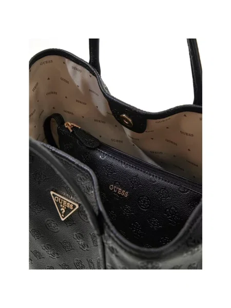 Geantă shopper Guess negru