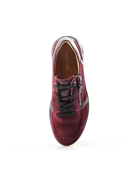 Sneakersy Hartjes skórzane fioletowe