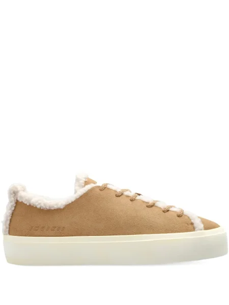 Sneakerși Inuikii din piele de căprioară maro