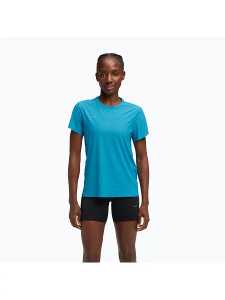 Tricou de alergare pentru femei HOKA Airolite hoka blue albastru