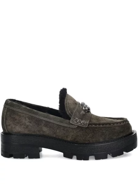 Pantofi loafer Guess cu autograf gri