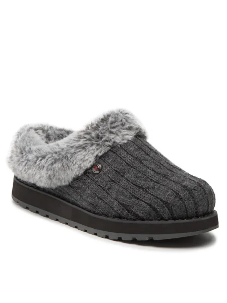 Papuci de casă Skechers gri