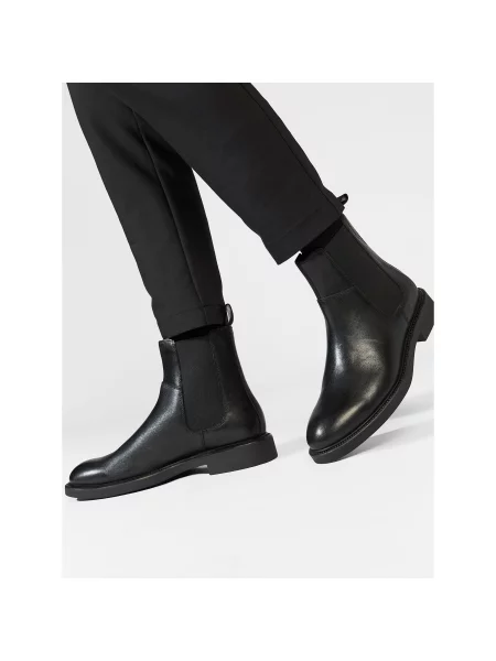 Kotníková obuv s elastickým prvkem Vagabond Shoemakers Alex M černá