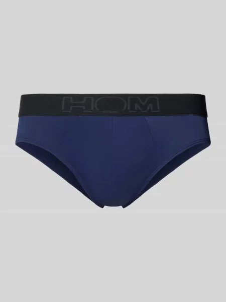 Slipy z z logo Hom granatowe