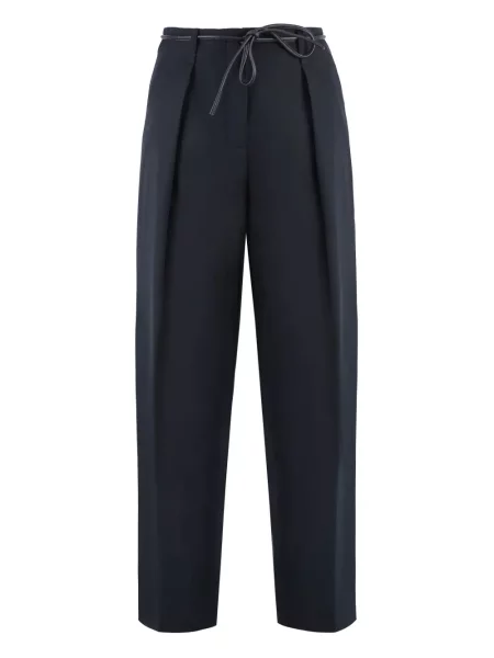 Pantaloni Yves Salomon albastru