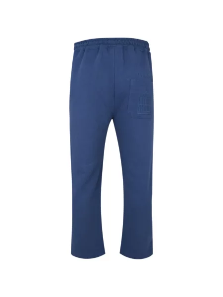 Pantaloni Exit Society alergare cu cordon albastru
