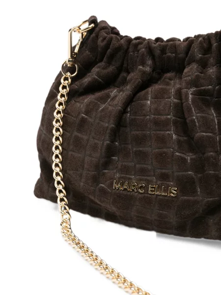 Clutch Marc Ellis καφέ
