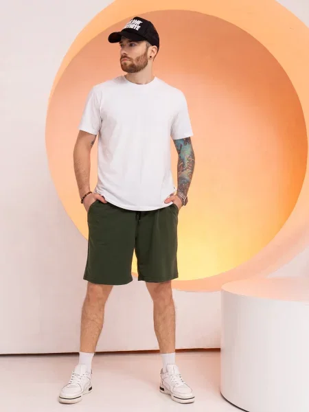 ISSA Plus Шорти повсякденні без підкладки зелений