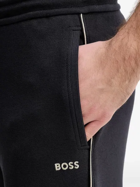 Trening Boss cu broderie albastru