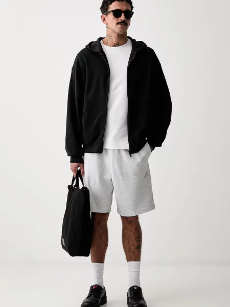 Adidas mikina na s kapucňou pánska čierna