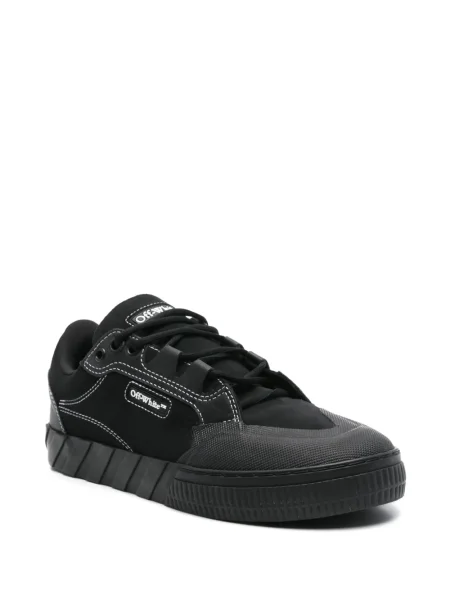 Sneakerși Off-white din piele alb