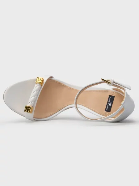 Босоножки Elisabetta Franchi белые