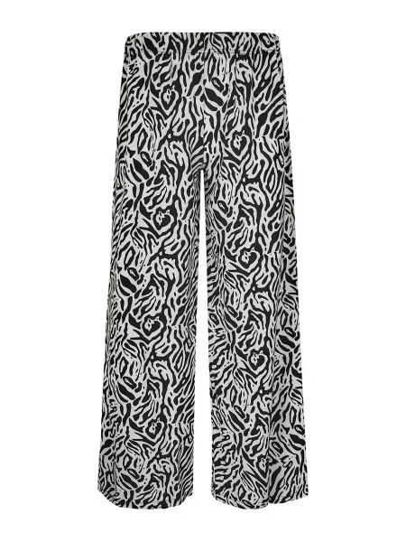 Штани для дому Fleri білий/чорний білі