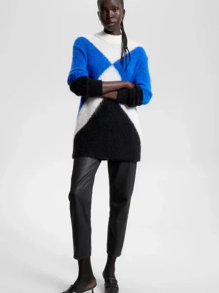 Свитер Tommy Hilfiger из альпаки с узором аргайл